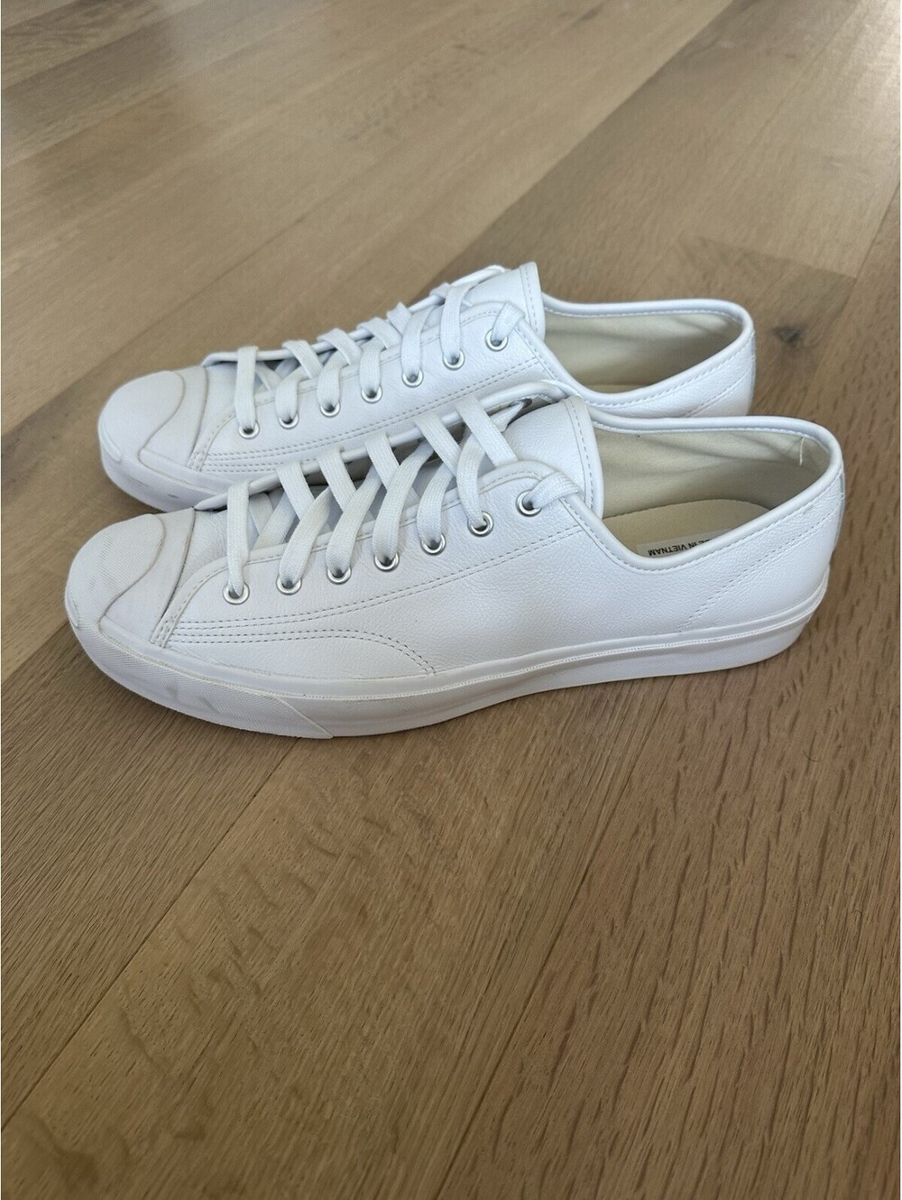 CONVERSE Jack Purcells Men’s Size 13 White Leather